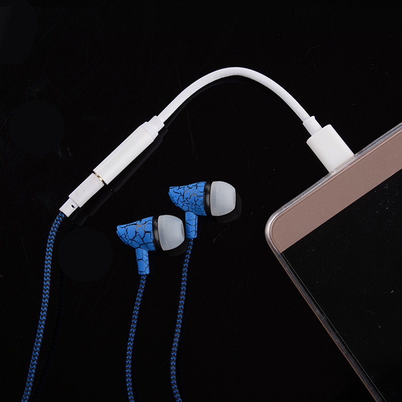 

For Type-C To 3.5mm Plug AUX Earphone Headset Audio Mic Adapters Jack Connector Cable Headphone Switch Covertor Cords Letv2