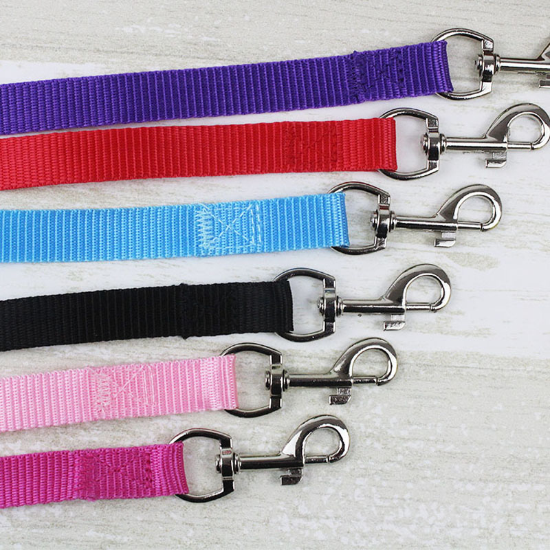 

Width 1.5cm Long 120cm Nylon Dog Leashes Pet Puppy Training Straps Black/Blue Dogs Lead Rope Belt Leash ZA3963