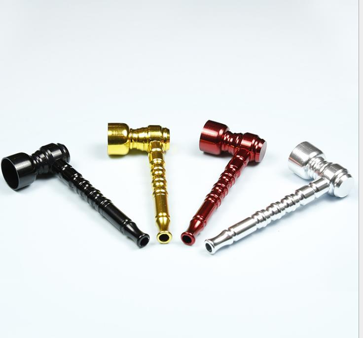 

Metal pipe aluminum alloy multi - color smoking pipe 1003
