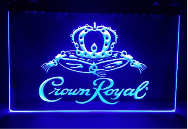 

Crown Royal Derby Whiskey NR beer bar pub club 3d signs led neon light sign