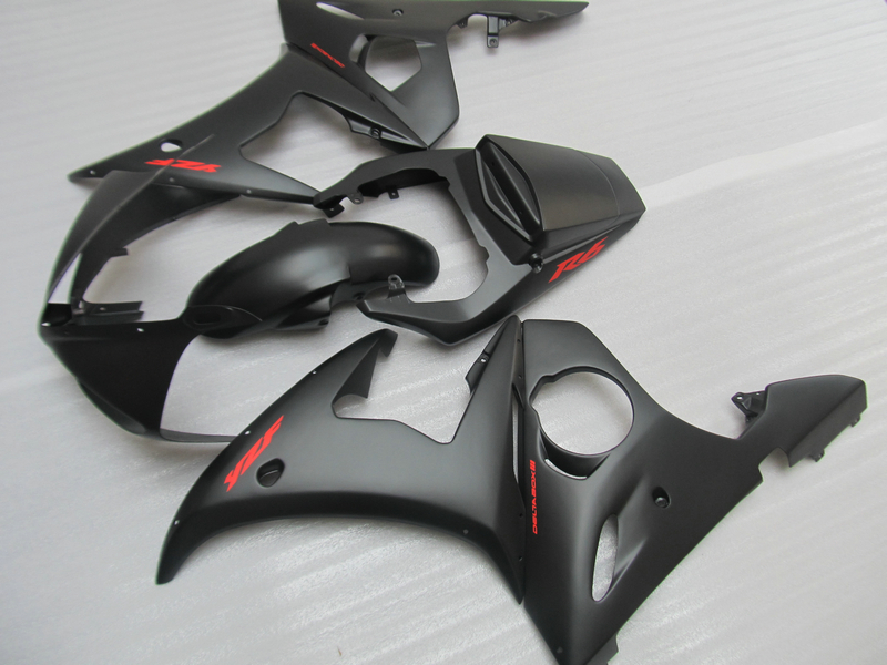 

Motorcycle fairing kit for Yamaha YZF R6 03 04 05 matte black fairings set YZF R6 2003-2005 OT05, Same as picture