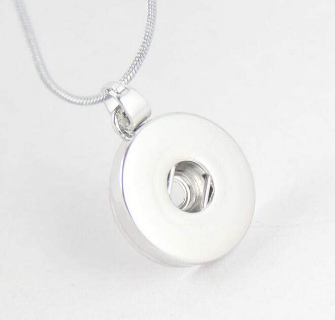 

Silver plated platinum rhinestone Noosa pendant charm jewelry fit 18mm snap button ginger snaps jewelry