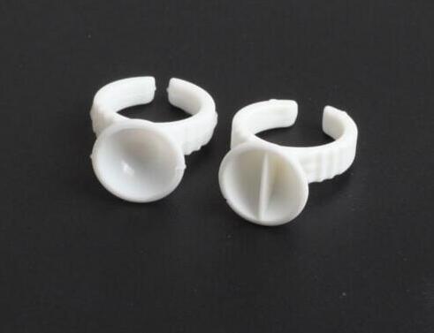 

100 pcs/pack Adhesive Eyelash Pallet Holder Set Glue Holder Ring Pallet for Eyelash Extension Tattoo KD1