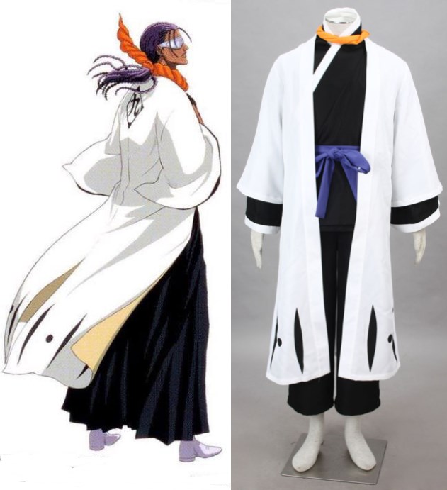 

Bleach tousen kaname anime cosplay halloween Costumes, Black