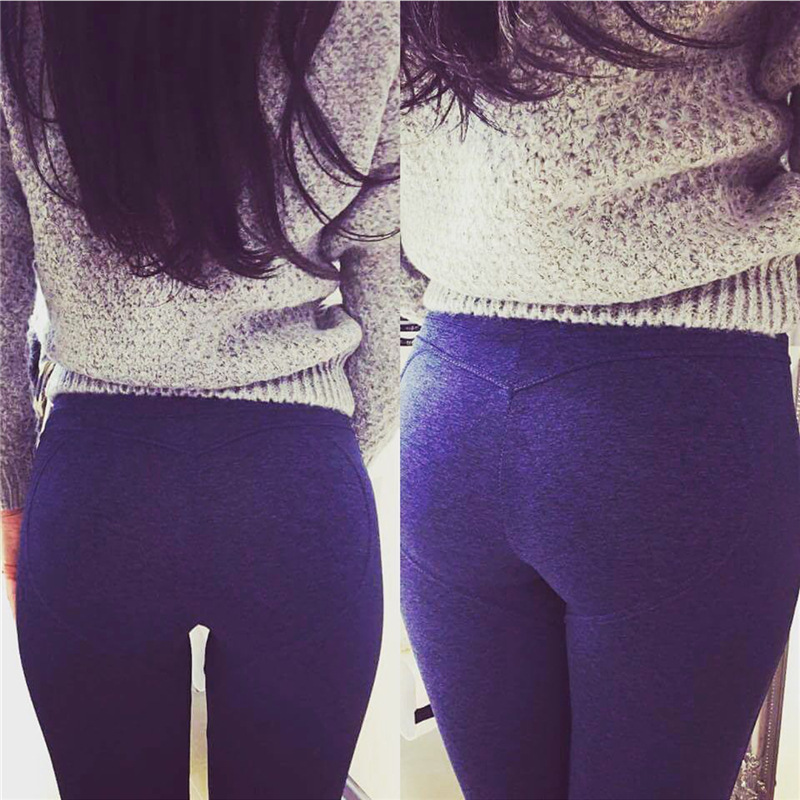 

High quality Breasted peach heart-shaped Women' Leggings tight-fitting hip pants LW029 Womens Legging, Color 1