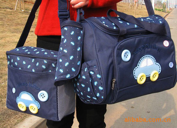 Livraison gratuite en gros ! 3 couleurs 2016 Functional Bolsa Maternidade Bag Sacs à couches pour bébé Sacs à couches à langer pour maman avec un