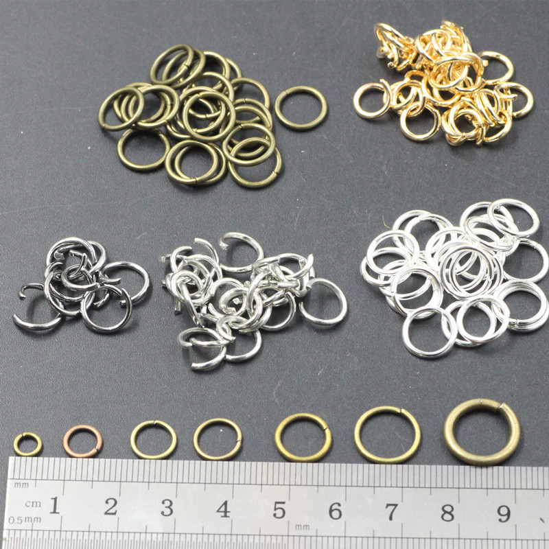 

300PCS 6*0.7mm depth Jump Rings Open Connectors Jewelry Making Finding