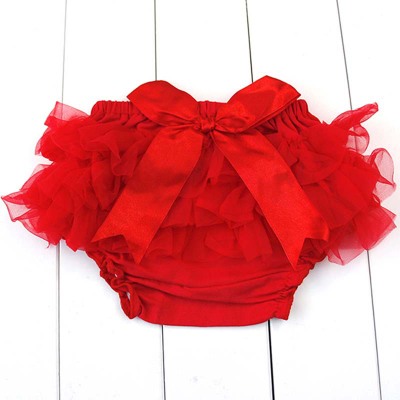 Red with bow