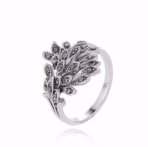 

2017 Promotion Anillos Fashion Charm Retro 925silve Accessories Thailand Peacock Rings Compatible With Pandora Woman Jewelry