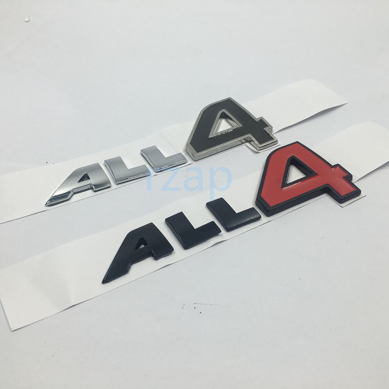 

3D Alloy Metal Emblem For Mini Cooper Countryman Paceman Clubman ALL 4 Letters Badge Decoration Stickers, 1 piece
