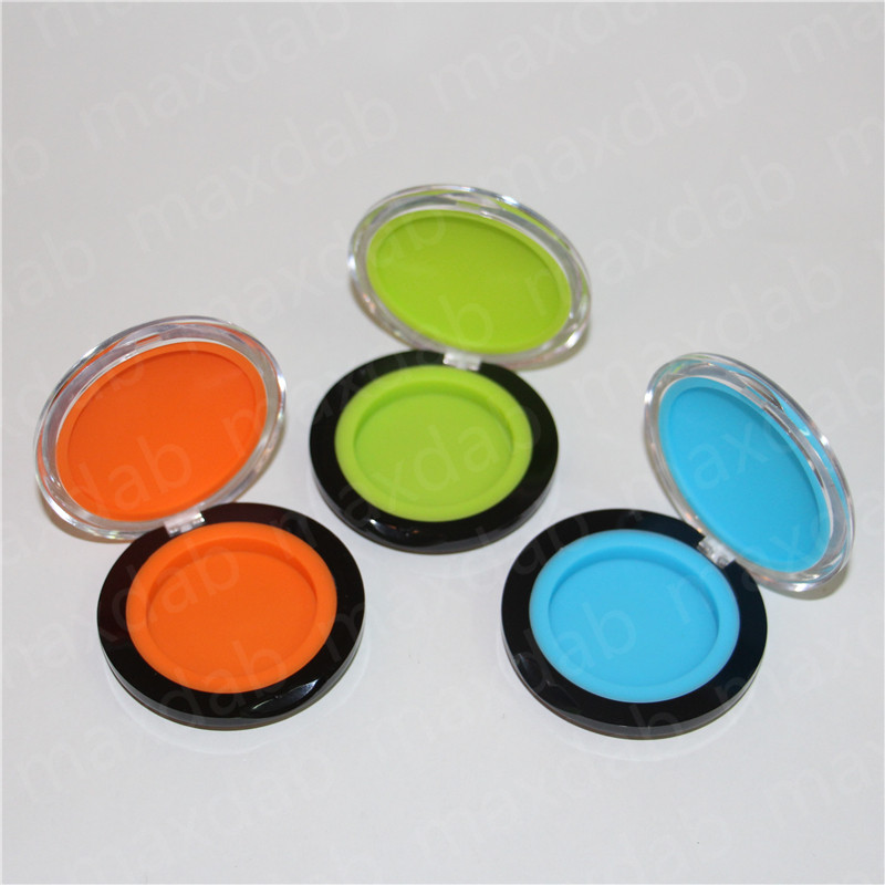 

2017 Hot Selling 6ml silicone containers, acrylic clam shell container,glass/silicon bong silicone jars dab wax containers free shipping DHL