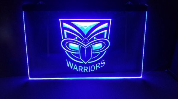 

Warriors beer bar pub club 3d signs led neon light sign