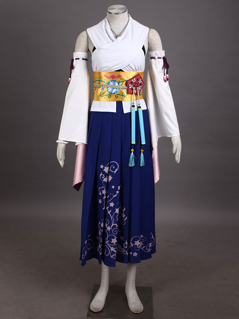 

Women's Final Fantasy X Cosplay Costume Yuna 1st Summoner Uniform