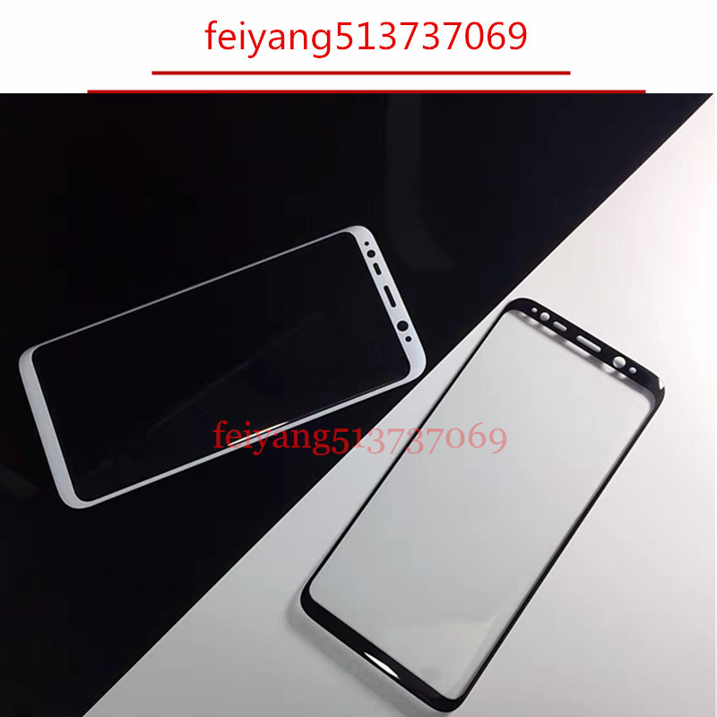 

10pcs Full 3D Curved Tempered Glass Film For Samsung Galaxy s9 s9p S8 G950/ S8 Plus G955 note 8 Front Protective Screen Protector Full Cover