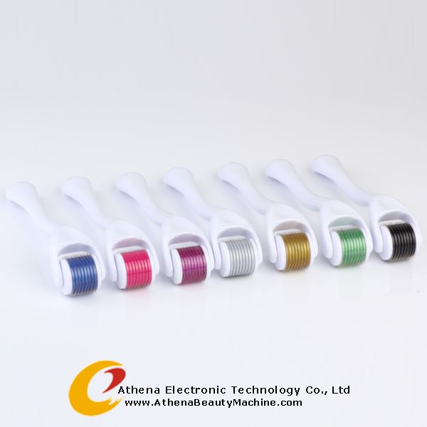 

50pcs lot professional 540 Titanium alloy needle derma roller,derma roller micro needle skin roller, beauty roller scar treatment