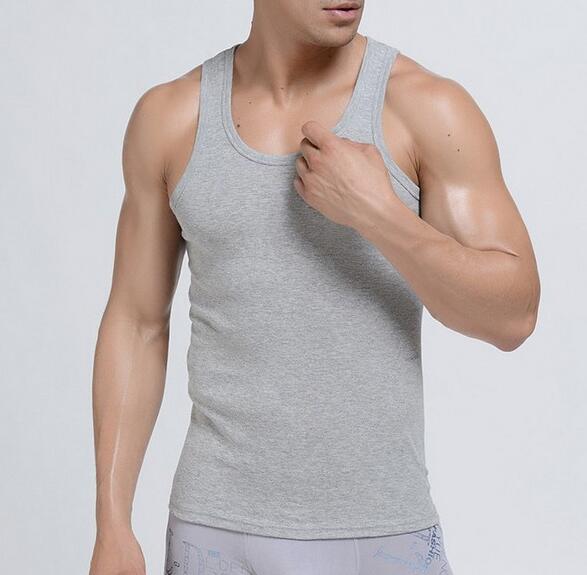 

Good A++ Cotton casual Men's Tank Tops sports vest TM014 Mens Tanks Top, As picture
