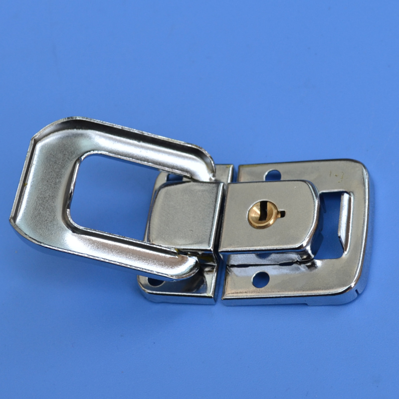 4 pieces metal hasp air box storage buckle art tool case fastener Luggage hardware part bag lock Hanging buckle Iron buckle-image-400732073