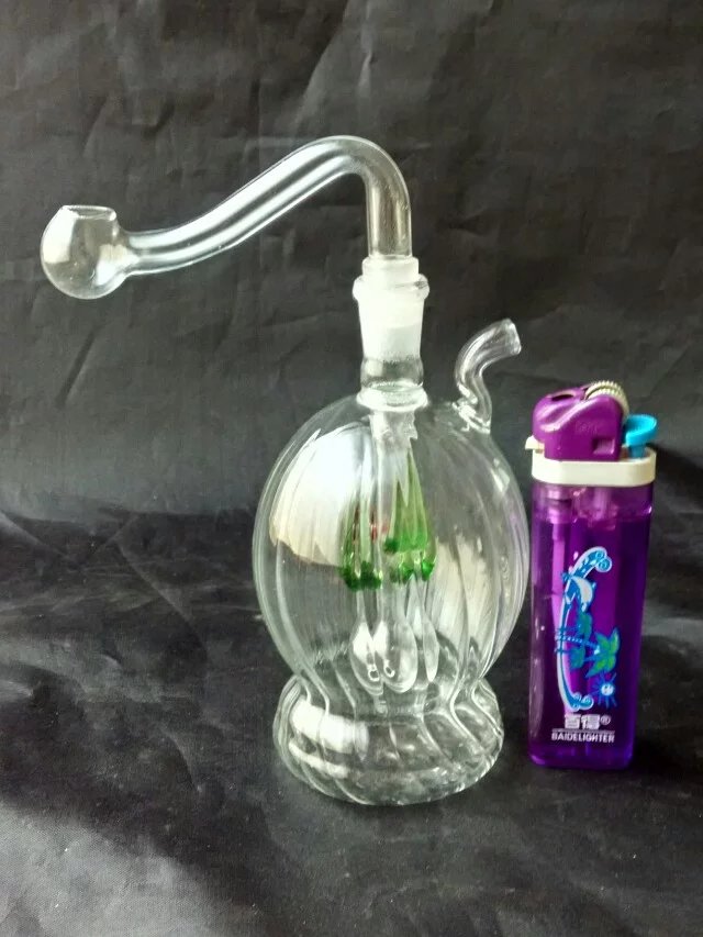

Round belly ribbed hookah , Wholesale Glass Bongs Accessories, Glass Hookah, Water Pipe Smoke Free Shipping