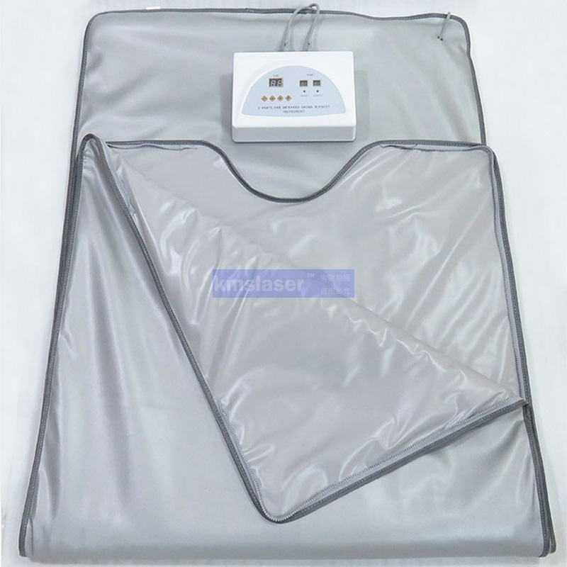 

The Best quality INFRARED SAUNA BLANKET 2 ZONE FIR FAR SLIMMING heating SPA Therapy WEIGHT LOSS PORTABLE DETOX Beauty Equipment Ray Heat NEW