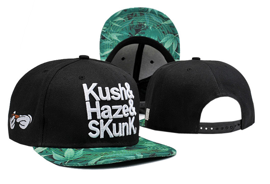 

Cayler & Sons Kush&Haze&SKunK leaf Baseball Caps Hip Hop Hat Outdoor Gorras HipHop mens snapback hats man Bone Adjustable, Blue;gray