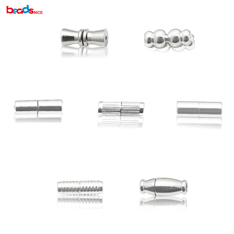 

Beadsnice 925 Sterling Silver Barrel Screw Clasps Jewelry Findings Twist Clasps for Bracelet or Necklace Making ID34942