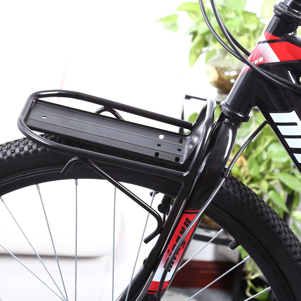 

Cycling Mountain Bike Aluminum Alloy Front Rack Bracket Bicycle Carrier Pannier Racks for MTB Road Folding Cycle