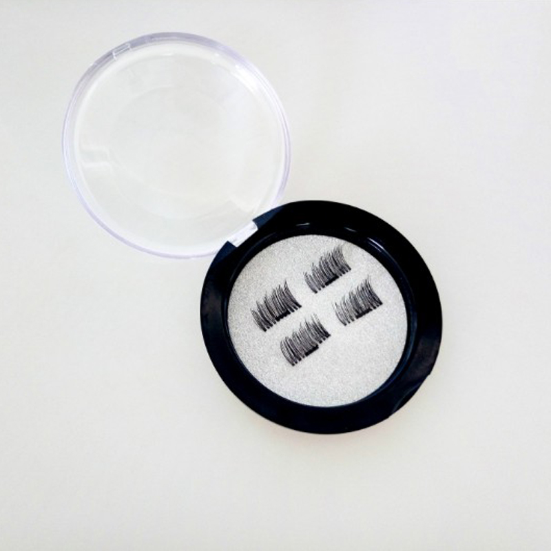MOQ 10Boxes 4PCS Lashes / Set 3D Cils magnétiques Extension à la main fausses Cils faux cils de faux cils de beauté à la beauté Outils de maquill