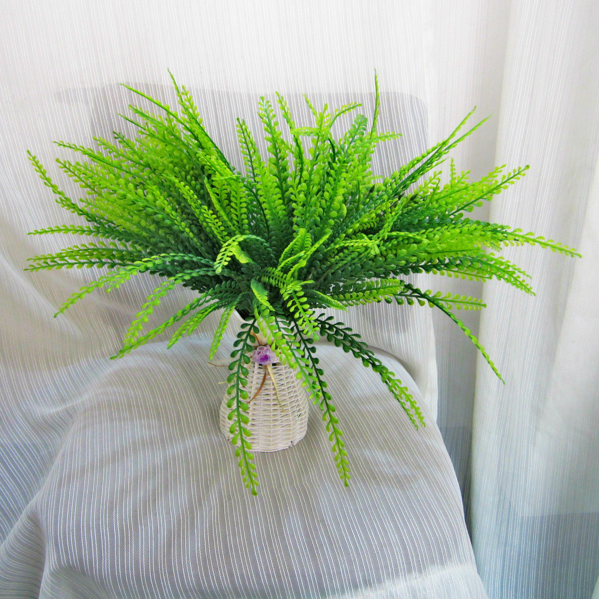 

Artificial bracken Artificial plant wall Decorative leaves Artificial aquatic plants, Green