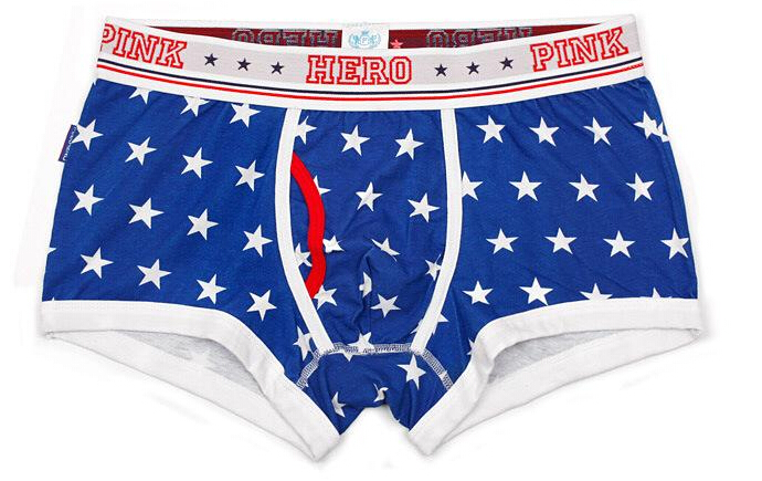 

Wholesale - Free NEW The Stars Do Not Fade Stripe Men's Boxer Cotton Boxer, Red