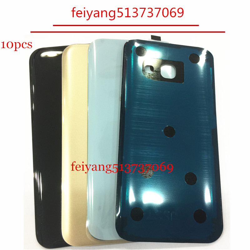 

10pcs OEM best Back Battery Cover Rear Door Housing Case Glass With Adhesive Sticker For Samsung Galaxy A3 A5 A7 2017 A320 A520 A720