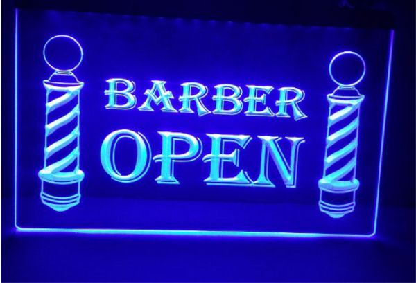 

barber open Sale LED Neon Light Sign home decor crafts