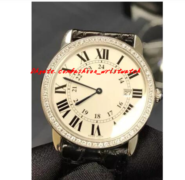 

luxury watches christmas gift new brand blcak strap women watch w6701008 men women neutral 36mm automatic ladys watch, White