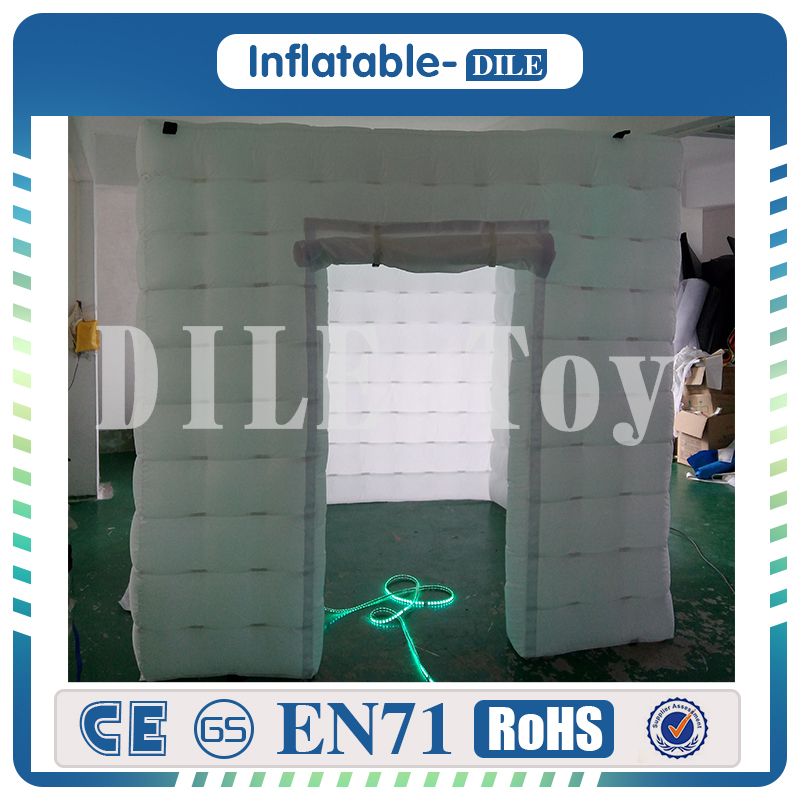 

New style factory price LED wedding party inflatable photo booth /Inflatable photo booth tent For sale