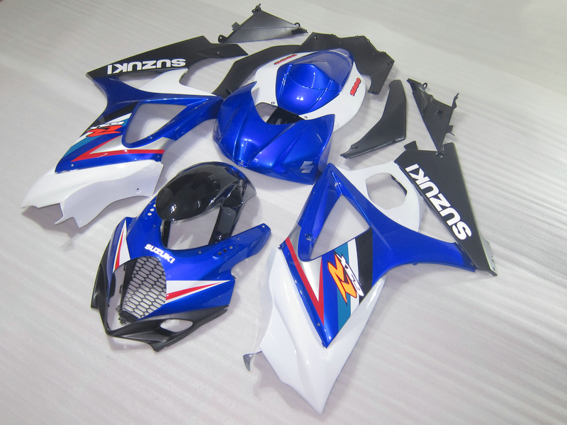 

Motorcycle fairing kit for Suzuki GSXR1000 07 08 blue white black bodywork fairings set GSXR1000 2007 2008 OT39, Same as picture