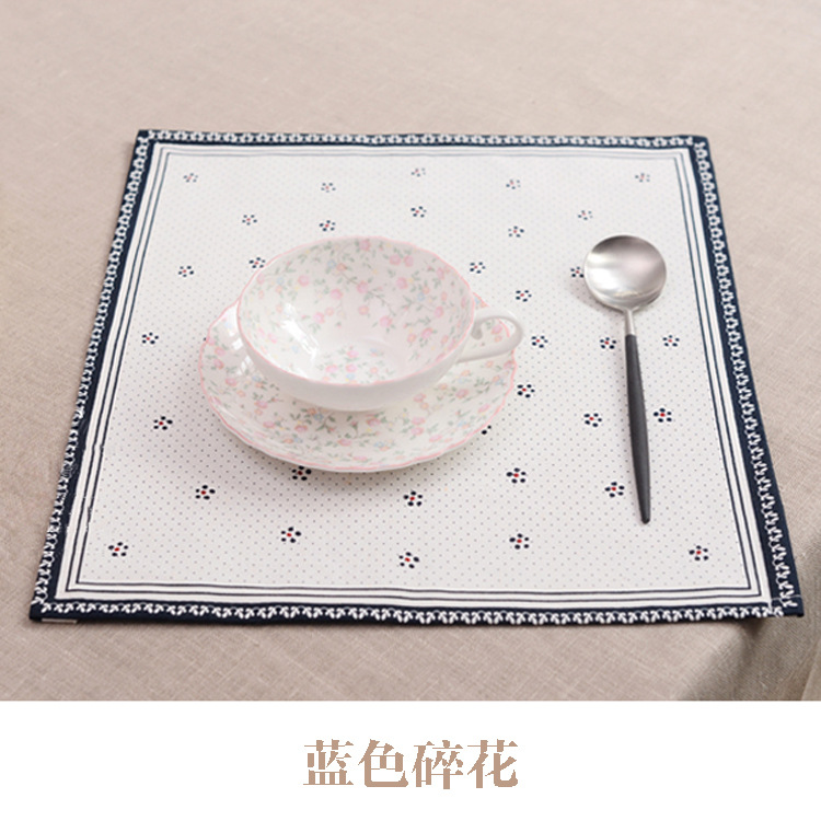 

european minimalist western restaurant dining mat thermal insulation nonslip mat with four options
