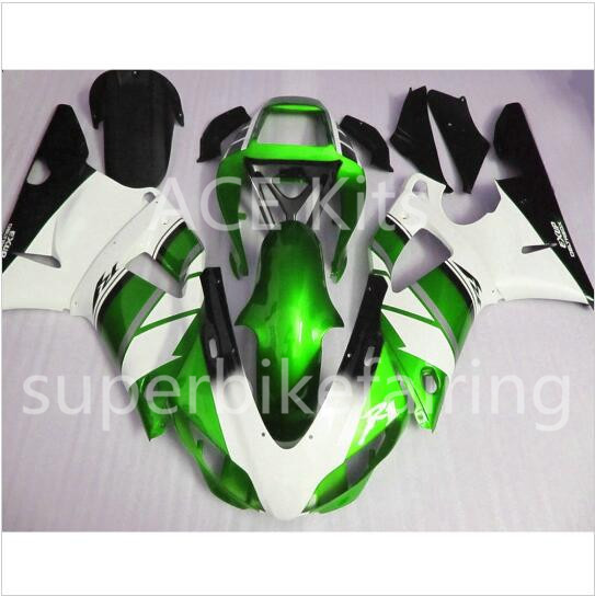 

3Gifts New Hot sales bike Fairings Kits For YAMAHA YZF-R1 1998 1999 R1 98 99 YZF1000 Cool Green White SX27