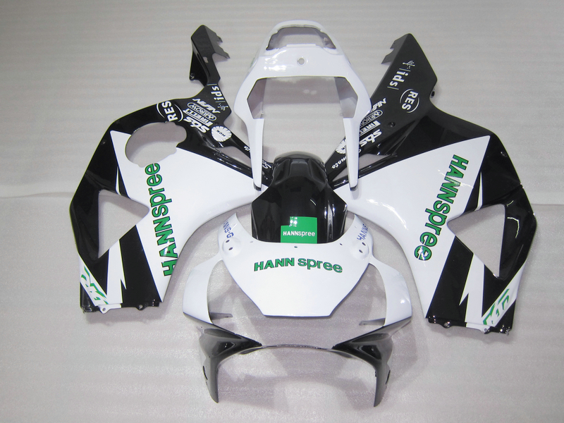 

Hot sale plastic fairing kit for Honda CBR900RR 02 03 white black fairings set CBR 954RR 2002 2003 OT16, Same as picture