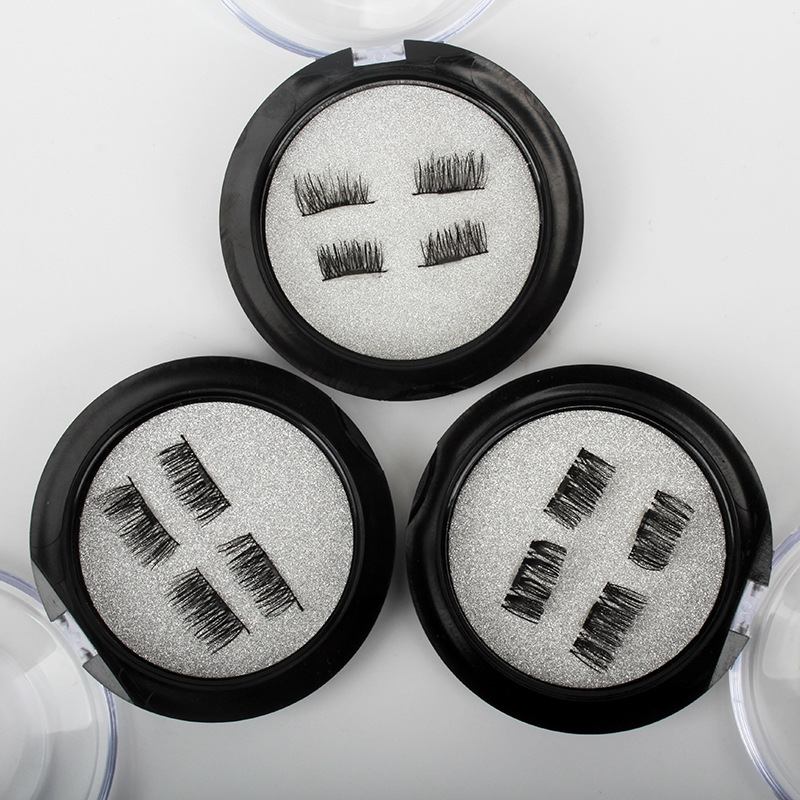 

High Quality Professional 3D Magnetic Eyelashes Natural Beauty No Glue Reusable Fake False Eye Lashes Extension Handmade