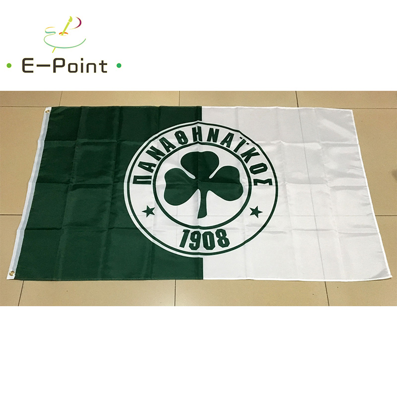 

Greece Panathinaikos FC 1908 Type B 3*5ft (90cm*150cm) Polyester flag Banner decoration flying home & garden flag Festive gifts