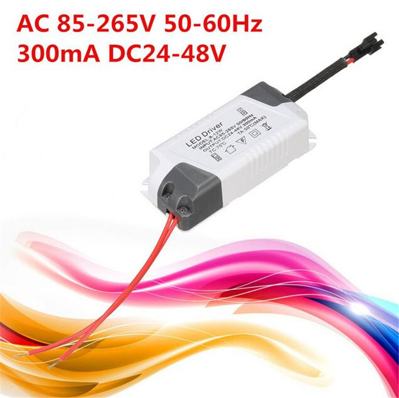 

300mA LED Driver 8-12W 8W 9W 10W 11W 12W Lighting Transformer Power Supply for LED Lihgt Lamp Output Voltage DC24-48V