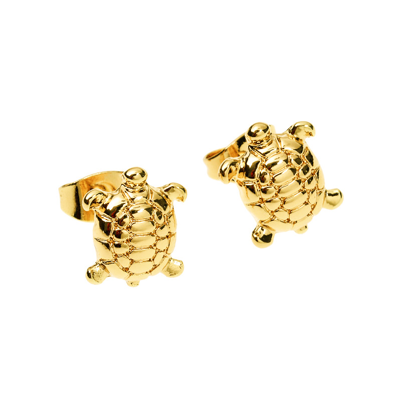 30 paires/lot 2017 nouvelle mode mignon tortue boucles d'oreilles belle Simple tortue boucles d'oreilles pour femmes et hommes à la main en gros