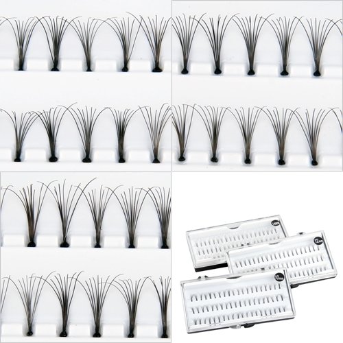 

Wholesale- 3 styles 60pcs/box 10 mm/ 12 mm/ 14 mm Artificial False Eyelashes Clump Lashes