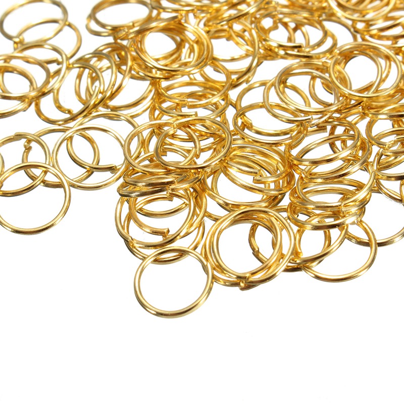 

Wholesale 0.7x8MM Approx 600pcs/lot Alloy Single Loop Open Jump Rings & Split Rings for Jewelry Accessories