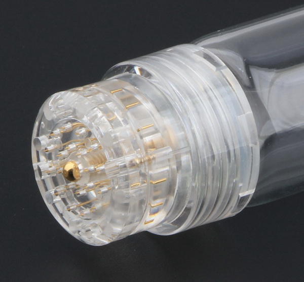 

Korea Derma Stamp 20 Pins Titanium Derma Roller Serum Applicator Aqua Gold Microchannel Mesotherapy Dermastamp For Skin Rejuvenation