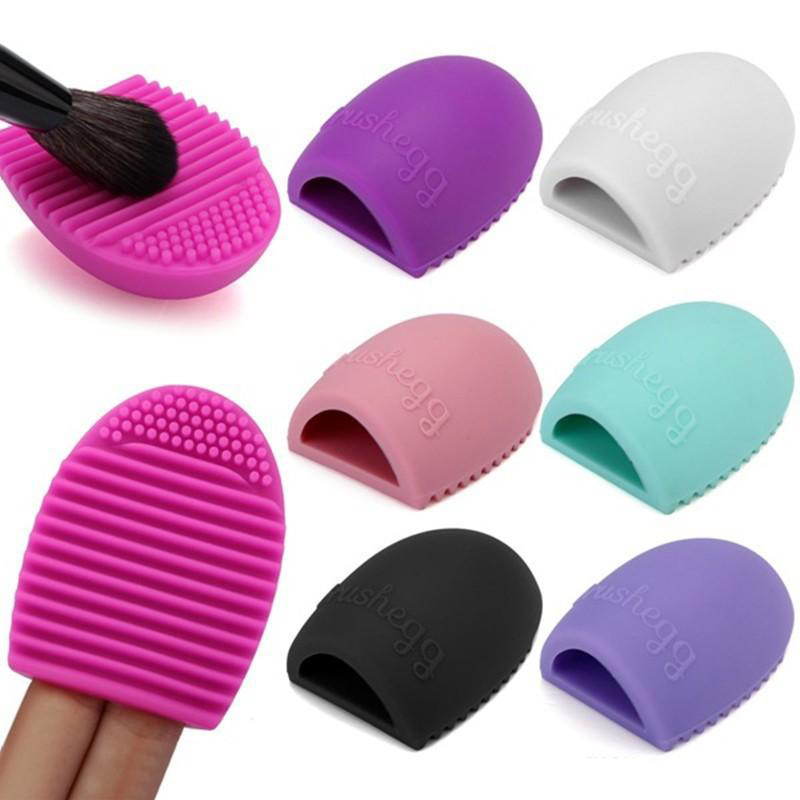 

Brushegg Pro Egg Makeup Brush Cleaner Glove Silicone Makeup Brush Mat Mini Cosmetic Clean Tools Brush Cleaner