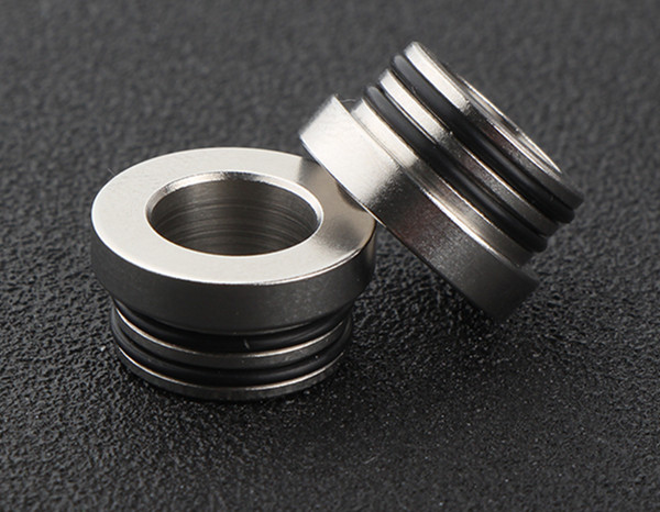 810 to 510 Drip Tip Adapter for Vaping vape TFV12 810 Atomizer Tank Connector Adaptor E Cigarette Stainless Steel Material-image-402524592