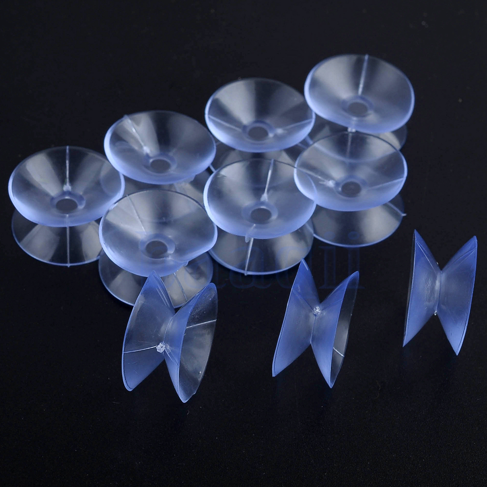 Vente en gros- 30pcs Plaquette à ventouse double bout à double face Cadre caoutchouc porte-ventouse 20mm HG2015