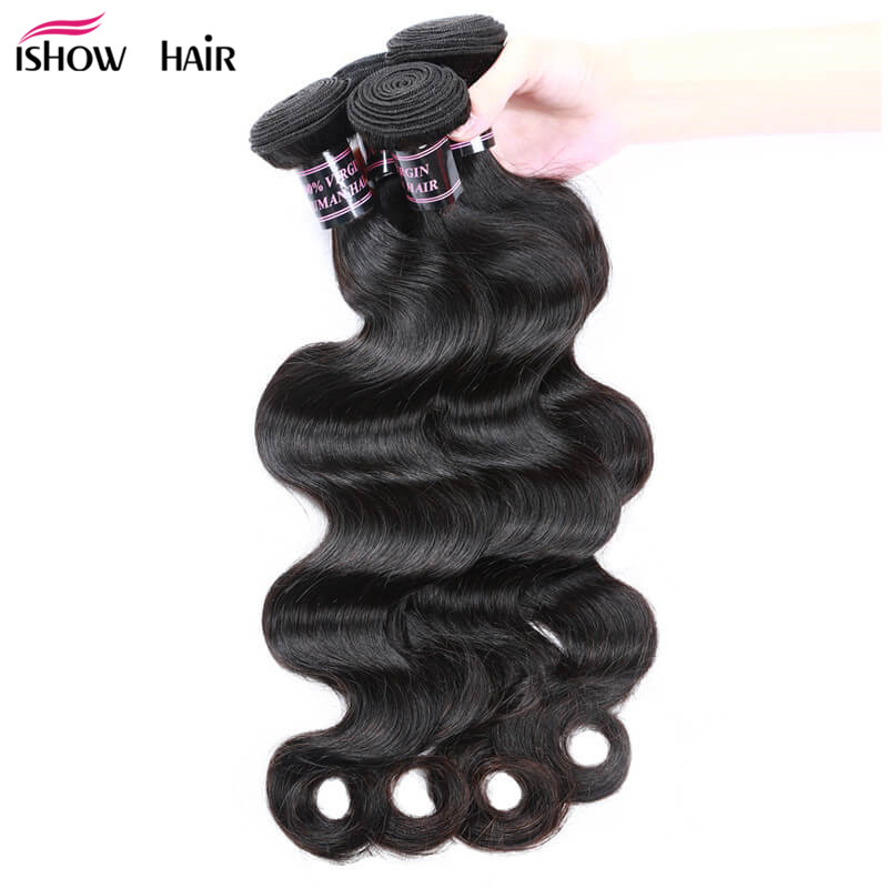 

Body Wave Human Hair Bundles Peruvian Indian Virgin Hair Bundles Cheap 8A Brazilian Hair Bundles 10PCS Wholesale For Black Women, Natural color