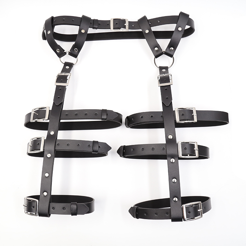 New Design LEATHER LEG HARNESS GARTERS Bondage Thigh Loop Harness Waist Belt Straps Garter Belt Sexy Hot Erotic Harness Belts for Women