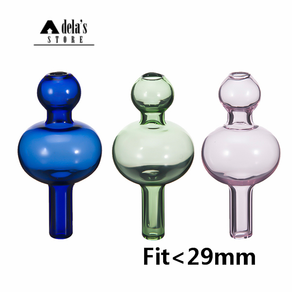 

Colored Glass Bubble Carb Cap Ball Dome Quartz Thermal Banger Nails Dab Rig Colorful Universal Green Purple Pink Blue Clear 585